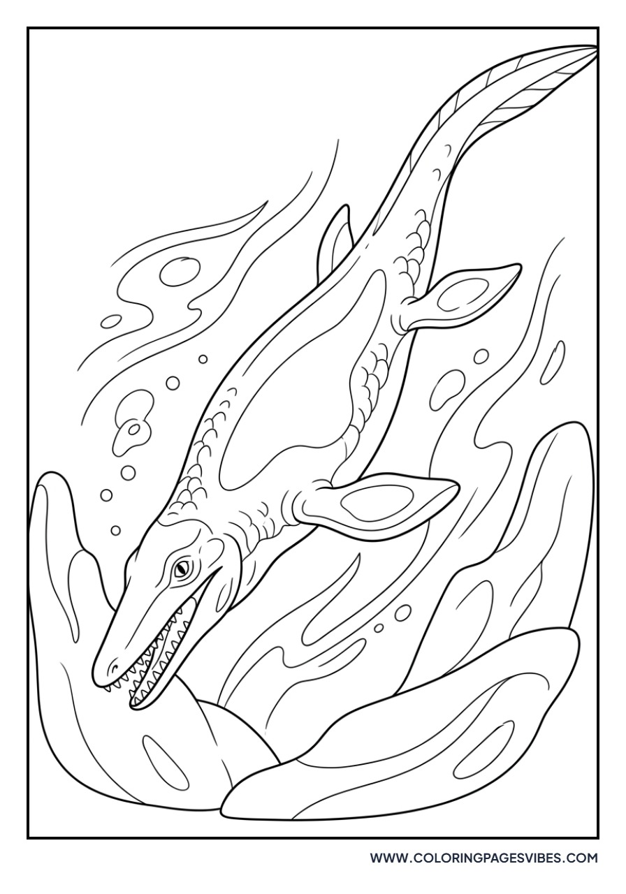 Mosasaurus Deep Sea Diver
