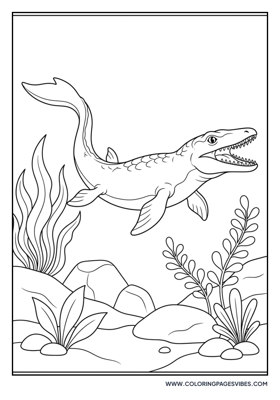 Mosasaurus Habitat