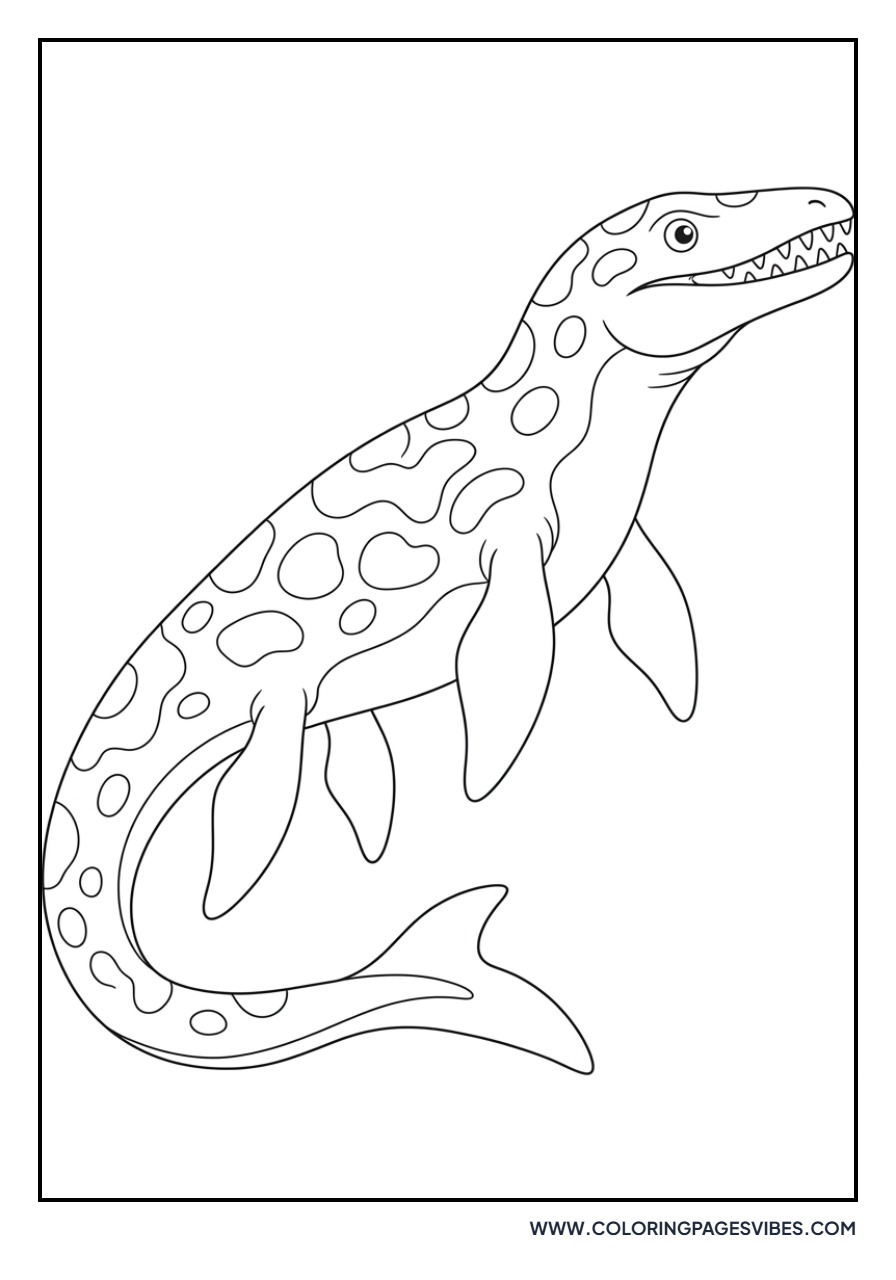 Mosasaurus Skin Pattern