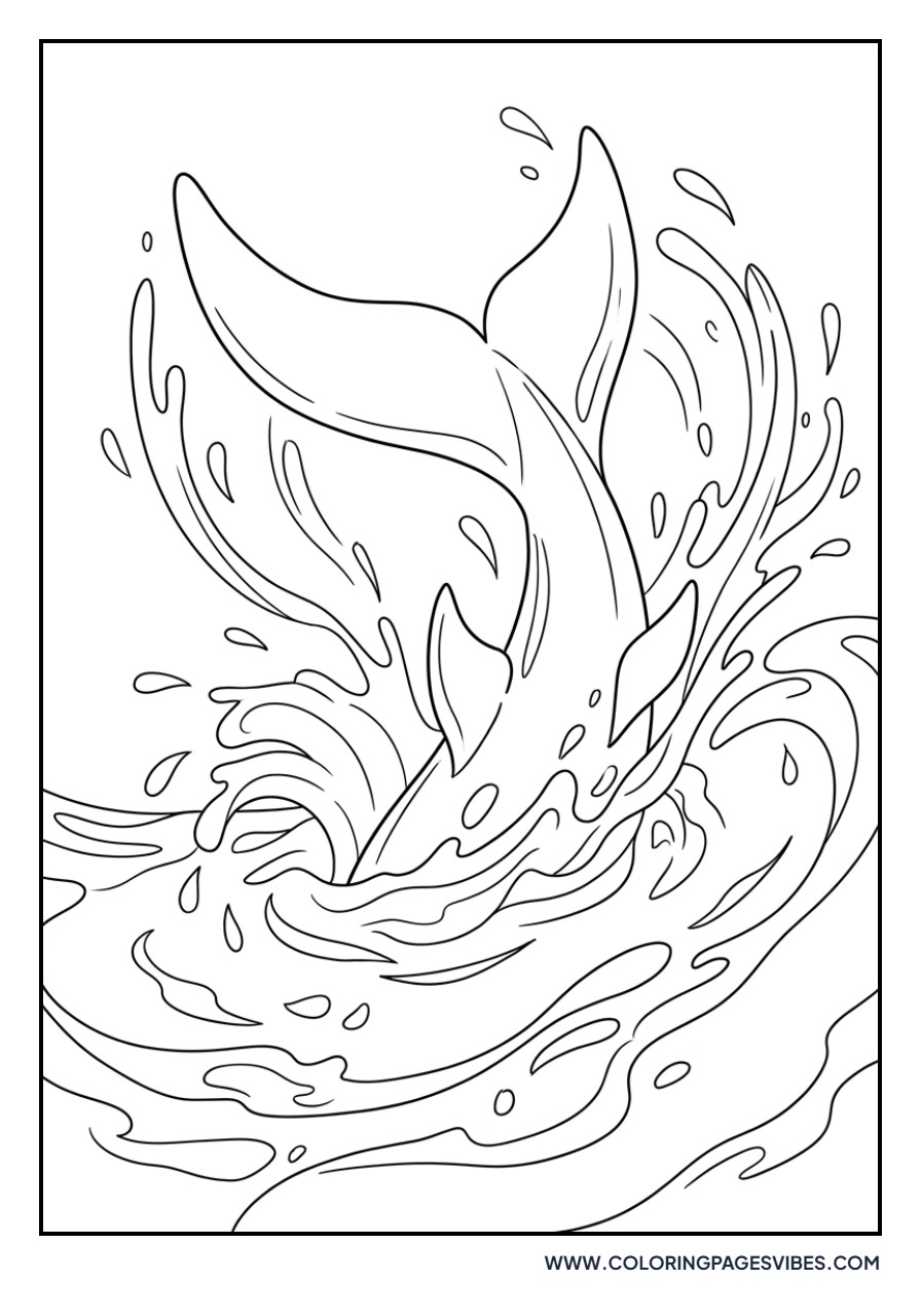 Mosasaurus Tail Splash