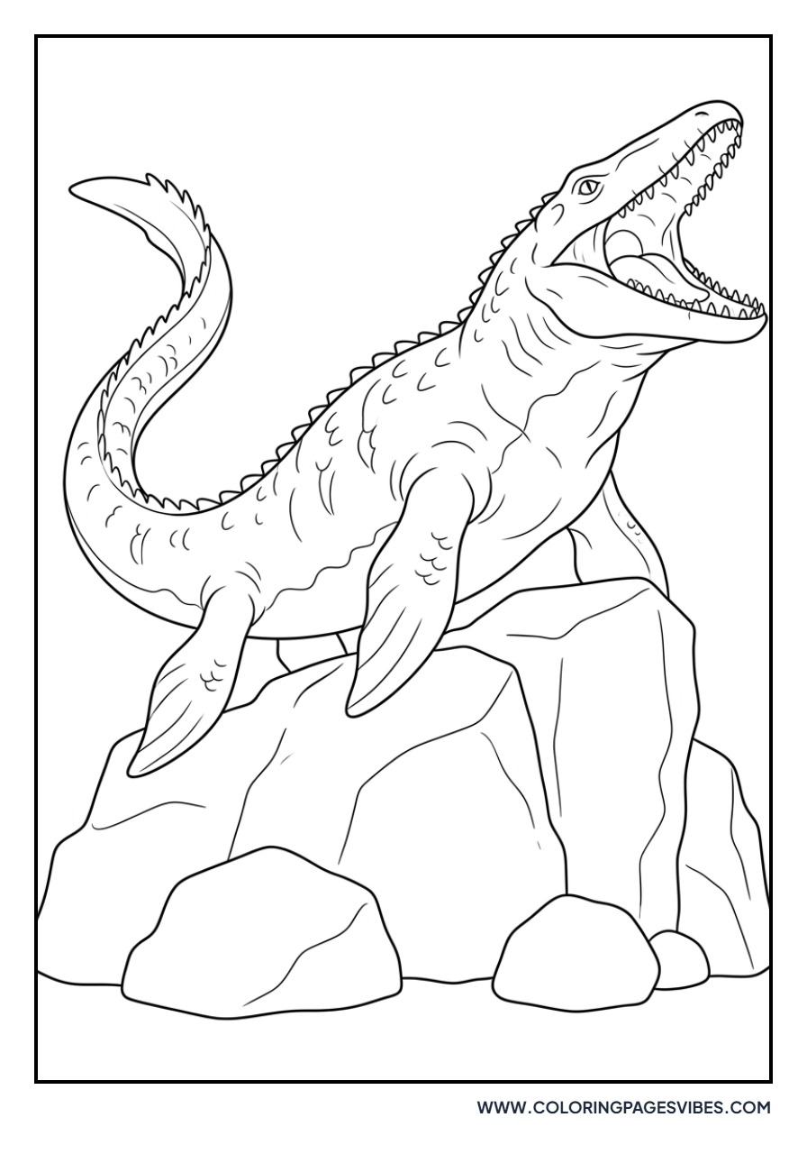 Mosasaurus Victory Pose