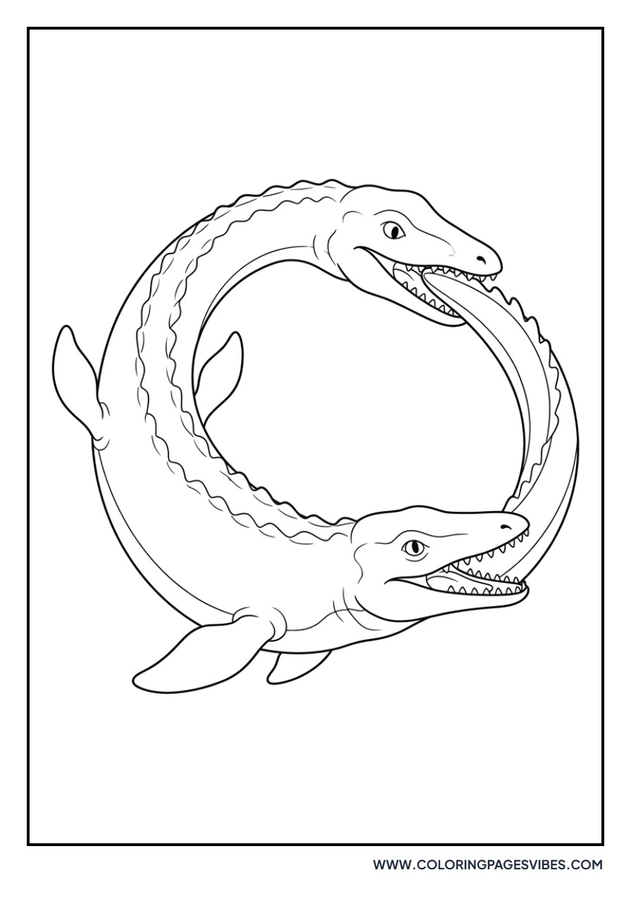 Playful Mosasaurus