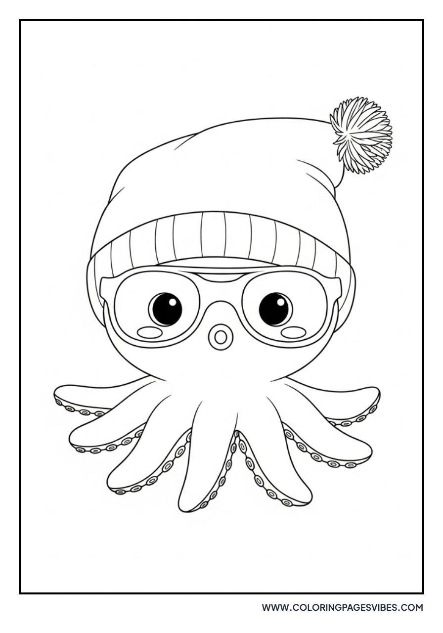 Bashful Chibi Octopus