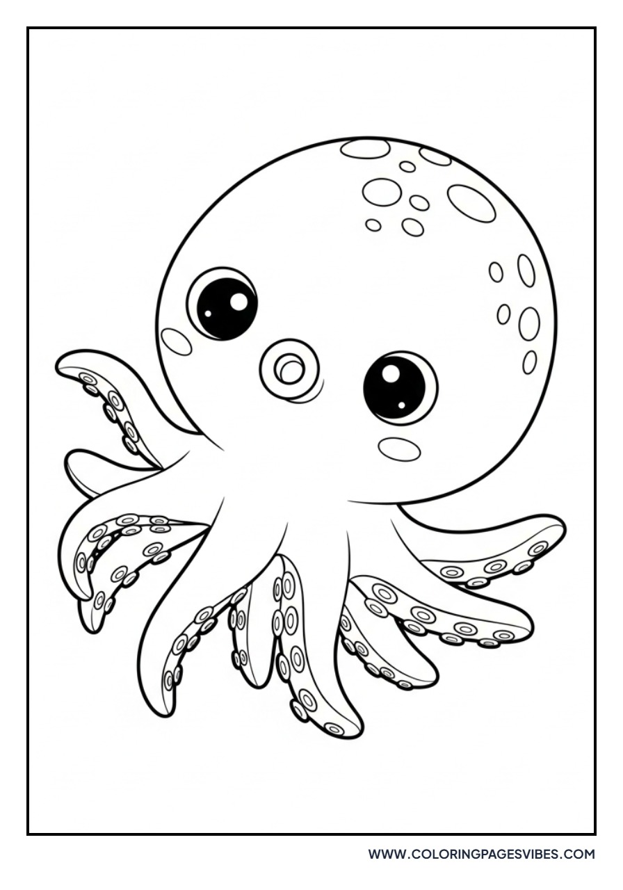 Brave Chibi Octopus