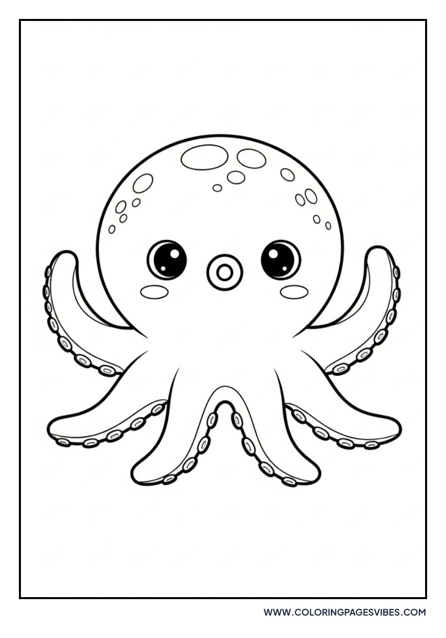 Chibi Octopus Waving