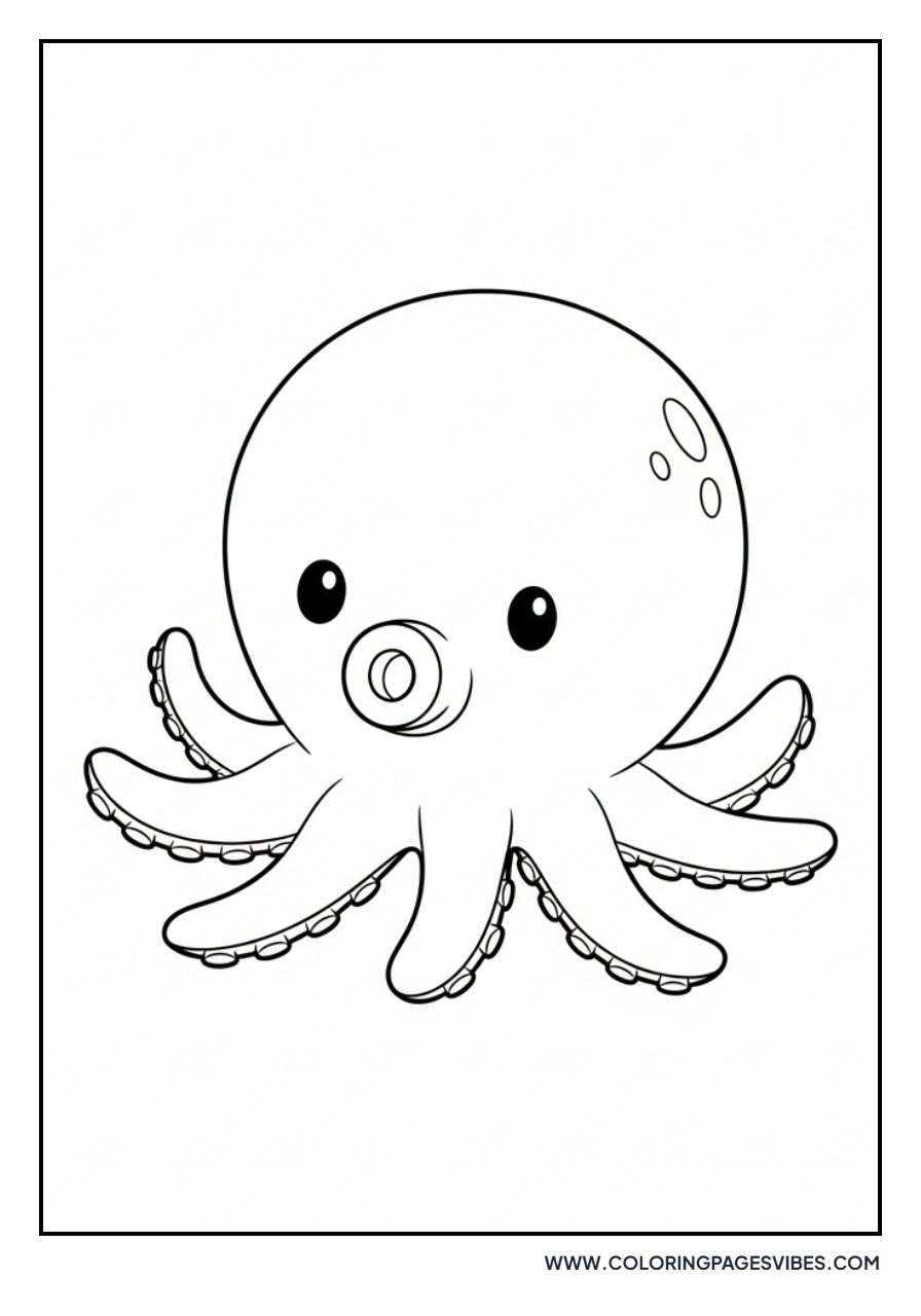 Chubby Kawaii Octopus