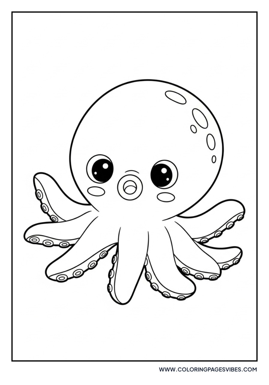 Excited Chibi Octopus