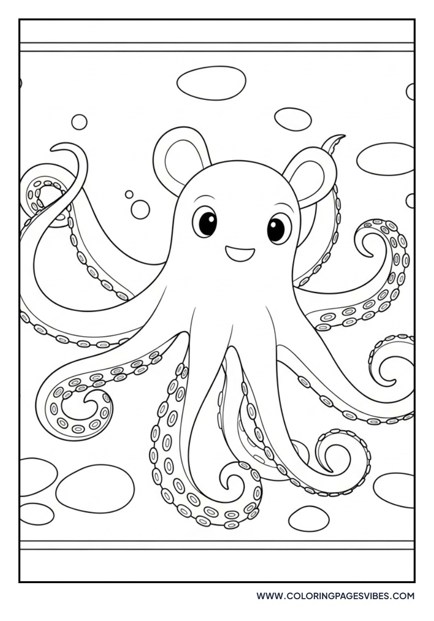 Octopus and Sea Pebbles
