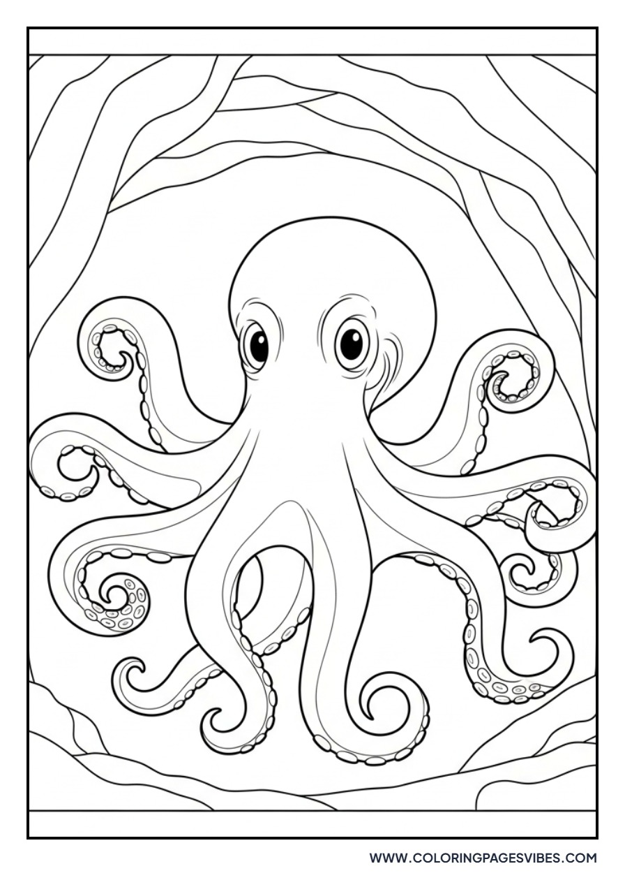 Octopus near Cave