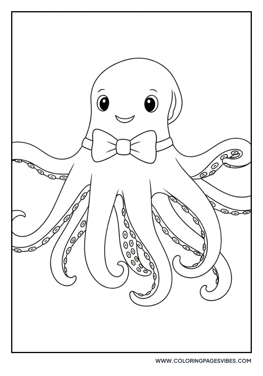 Octopus with Bowtie