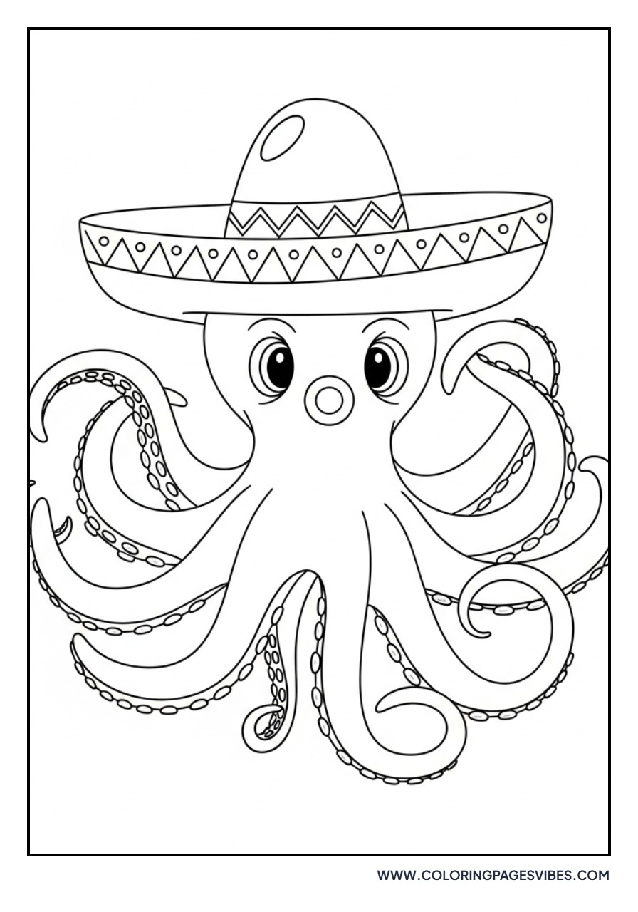 Octopus with Sombrero