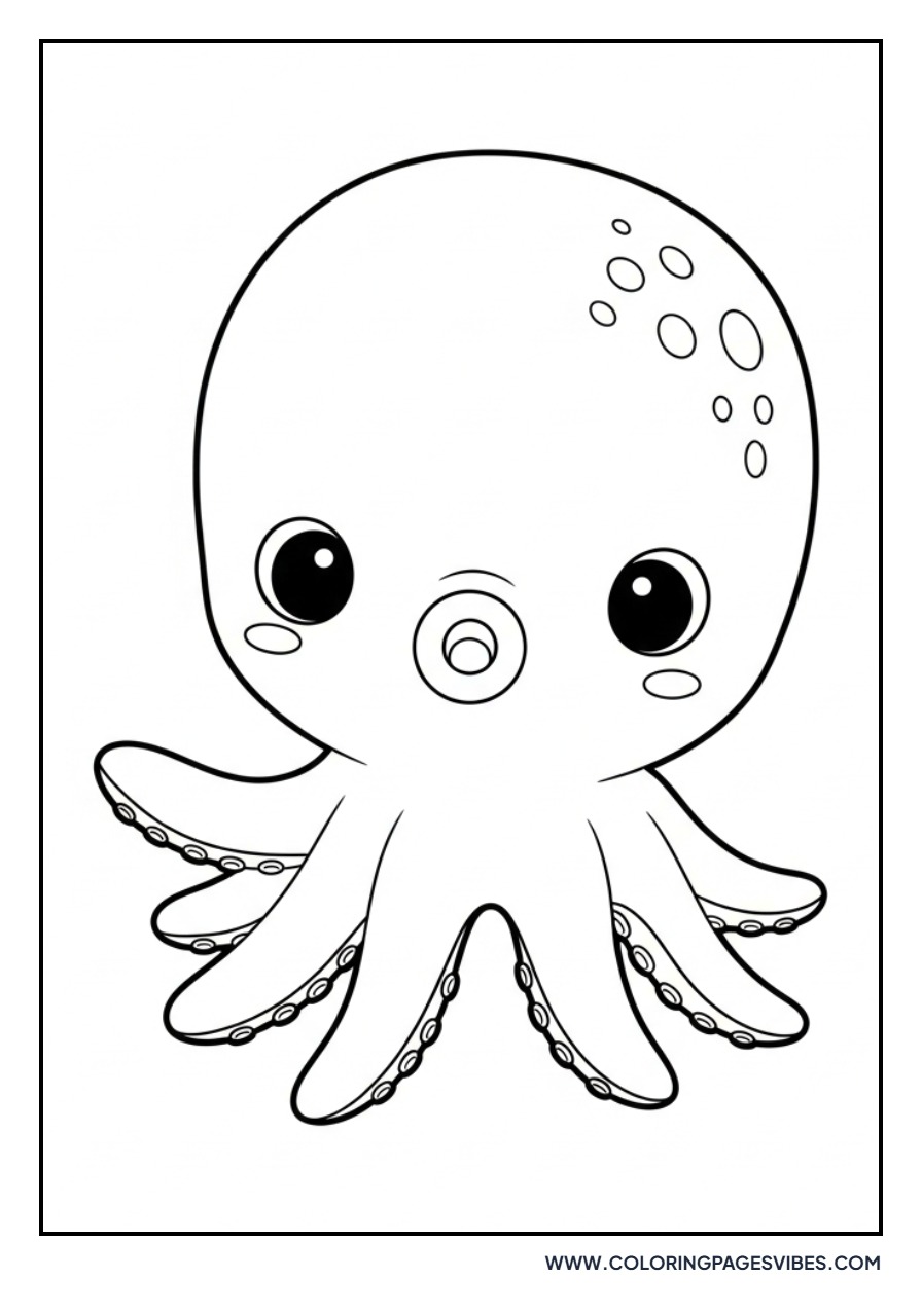 Shy Chibi Octopus