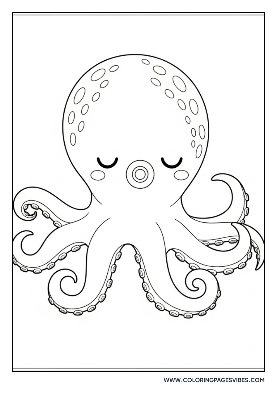Sleepy Baby Octopus
