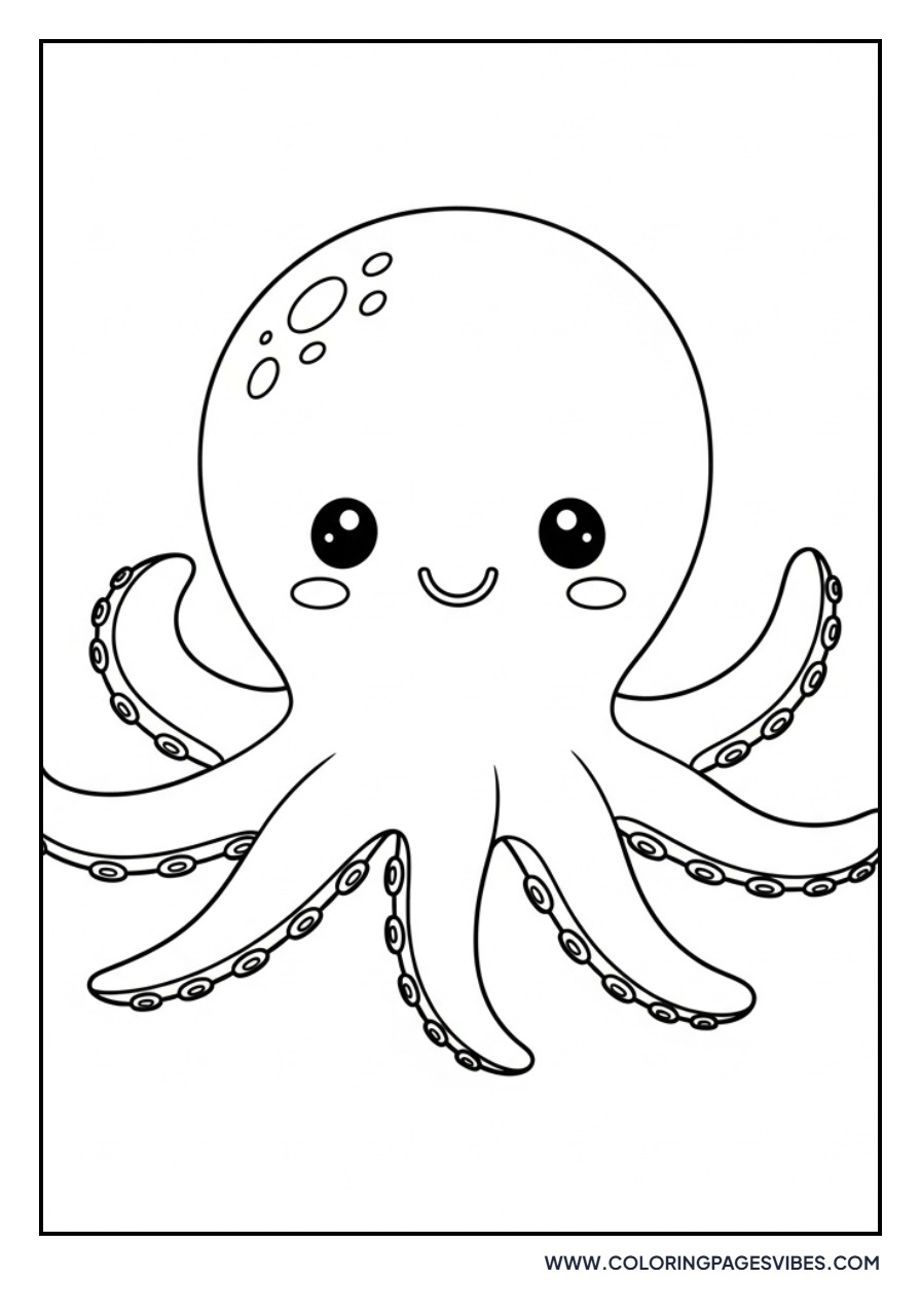 Sweet Kawaii Octopus