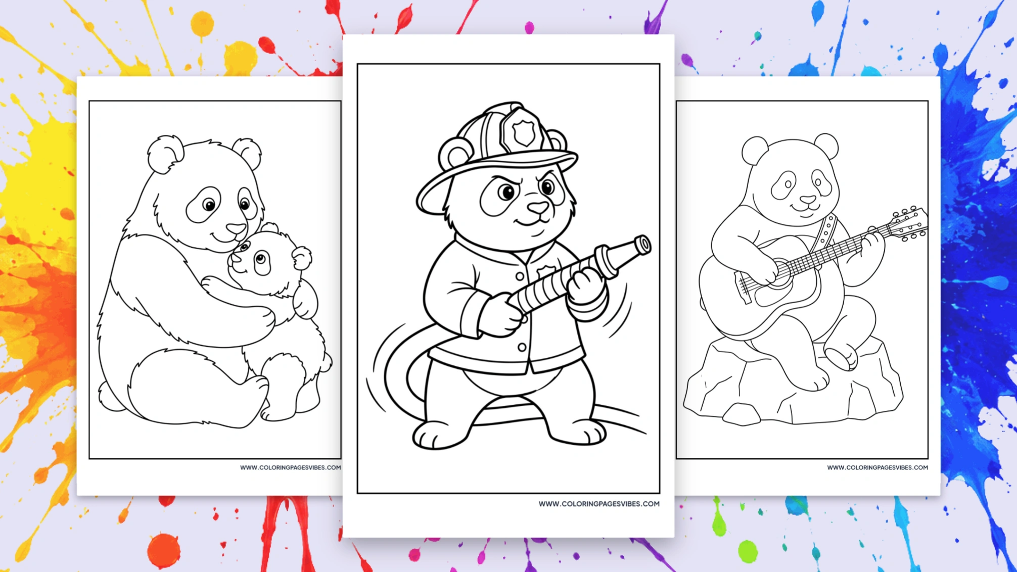 80+ Free Printable Panda Bear Coloring Pages (PDF)