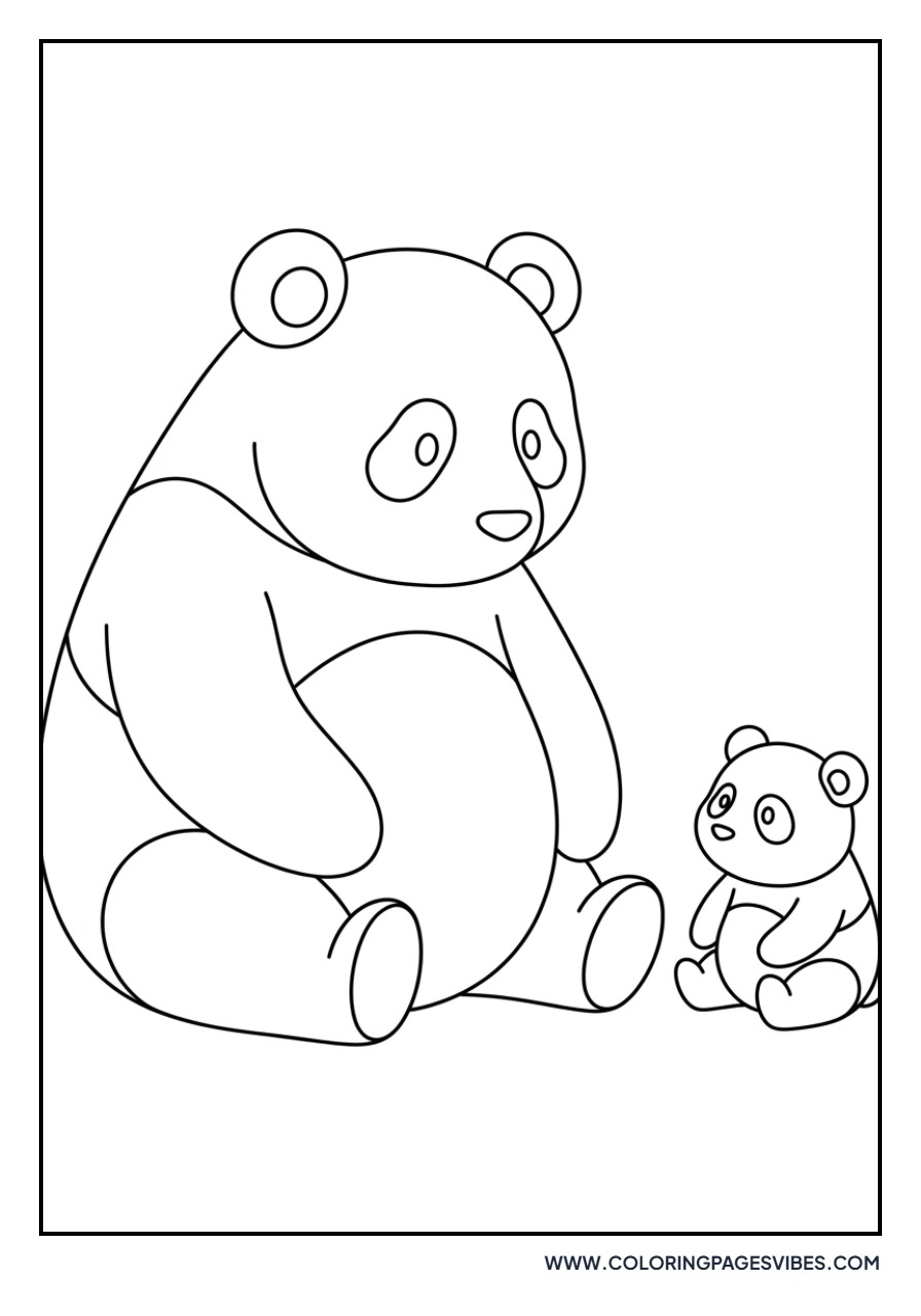 Panda and Red Panda Friends