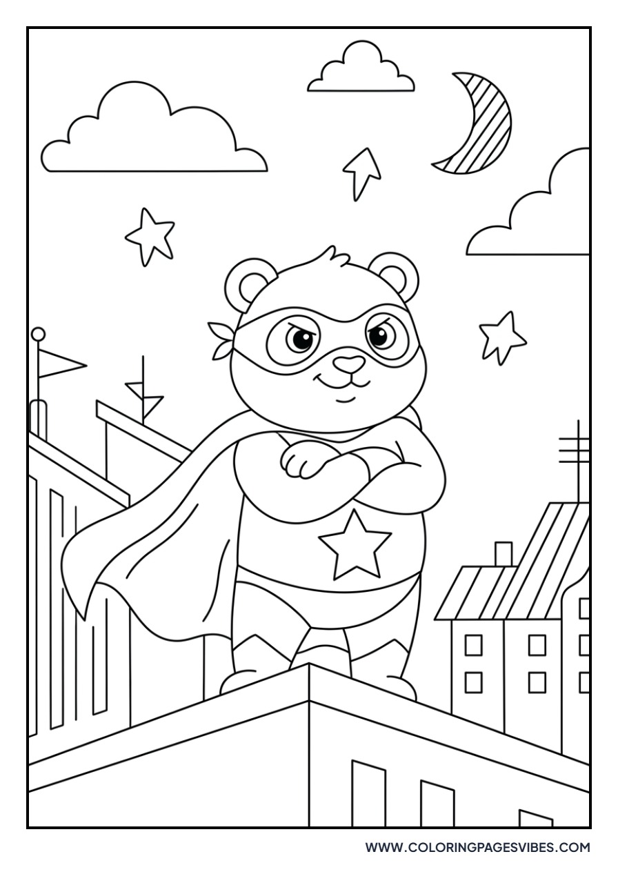 Panda Superhero