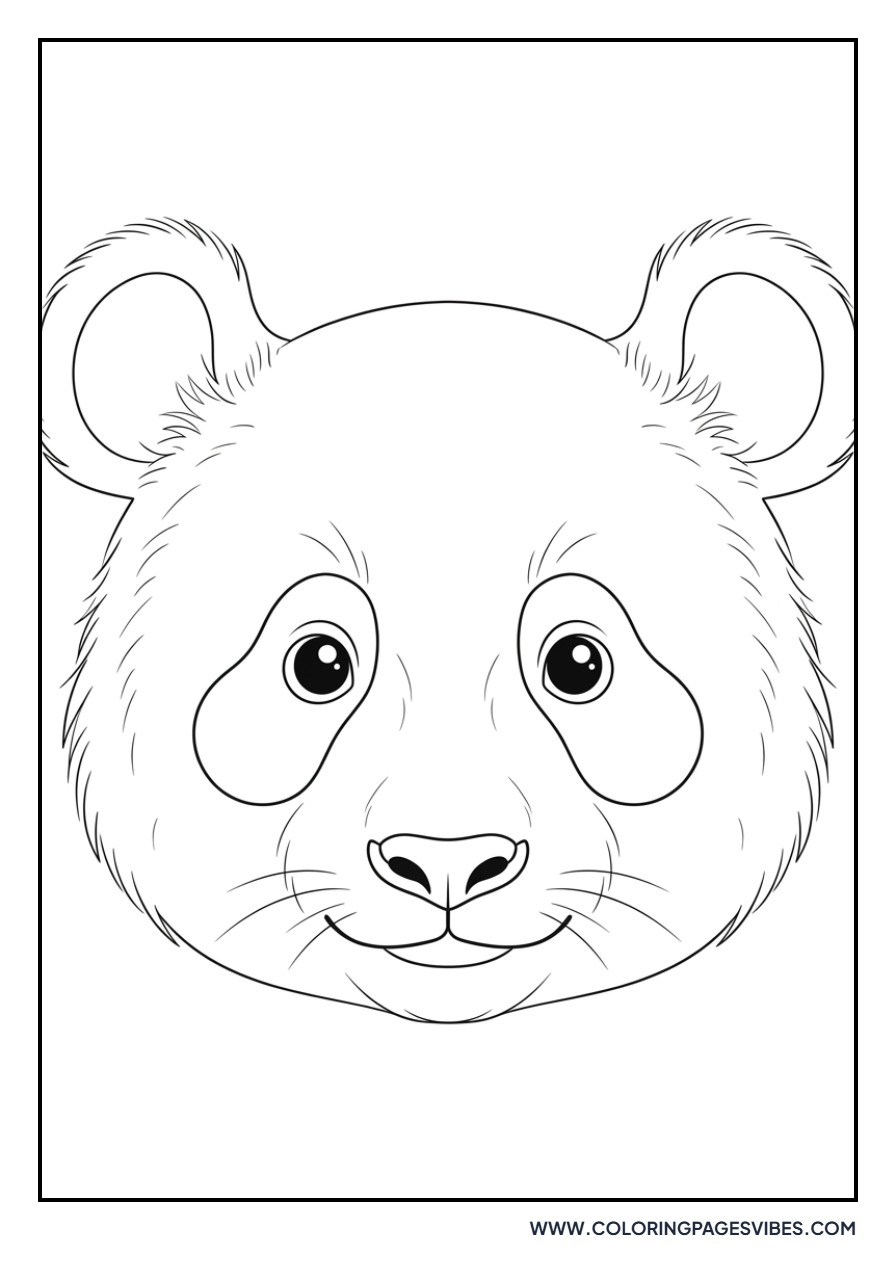 Realistic Panda Close-up