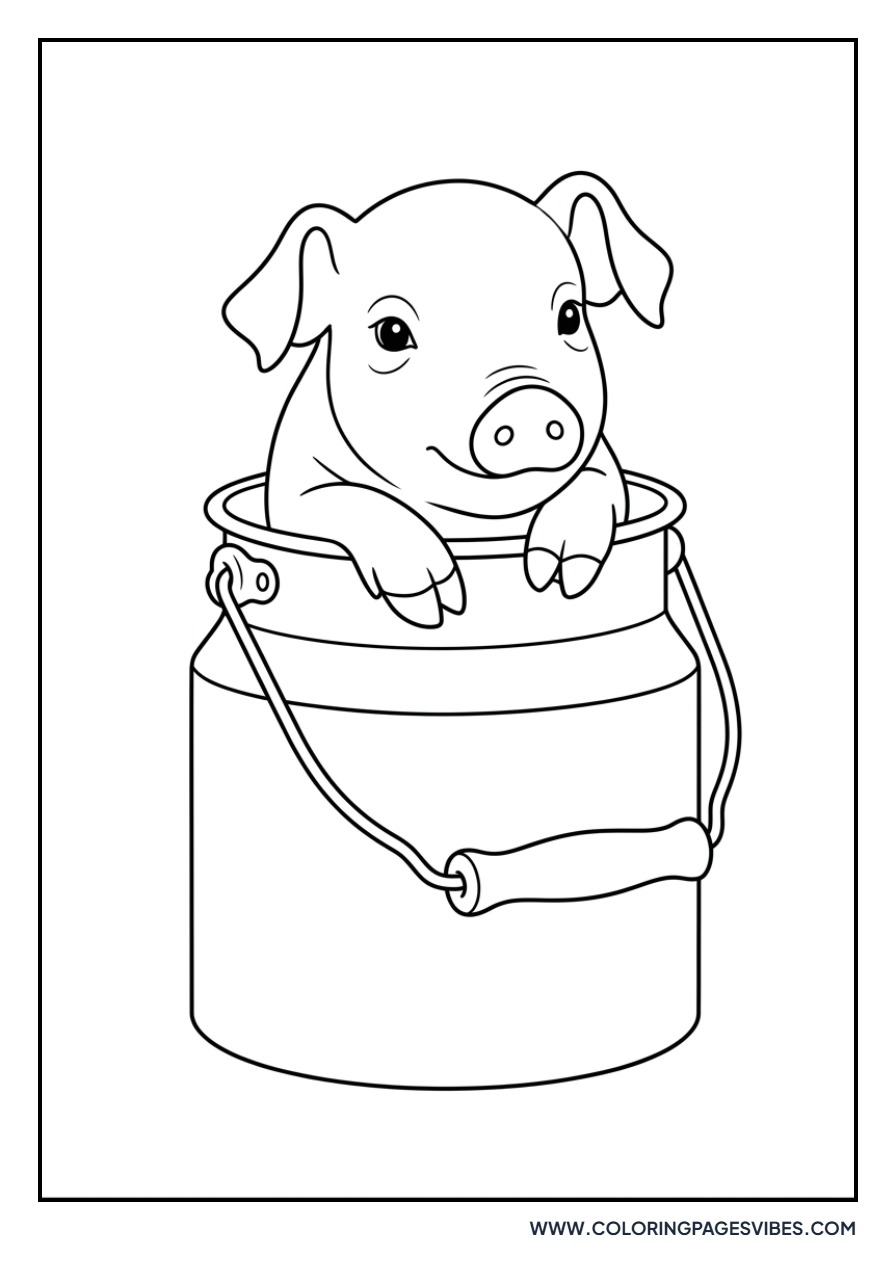 Astronaut Pig on Moon