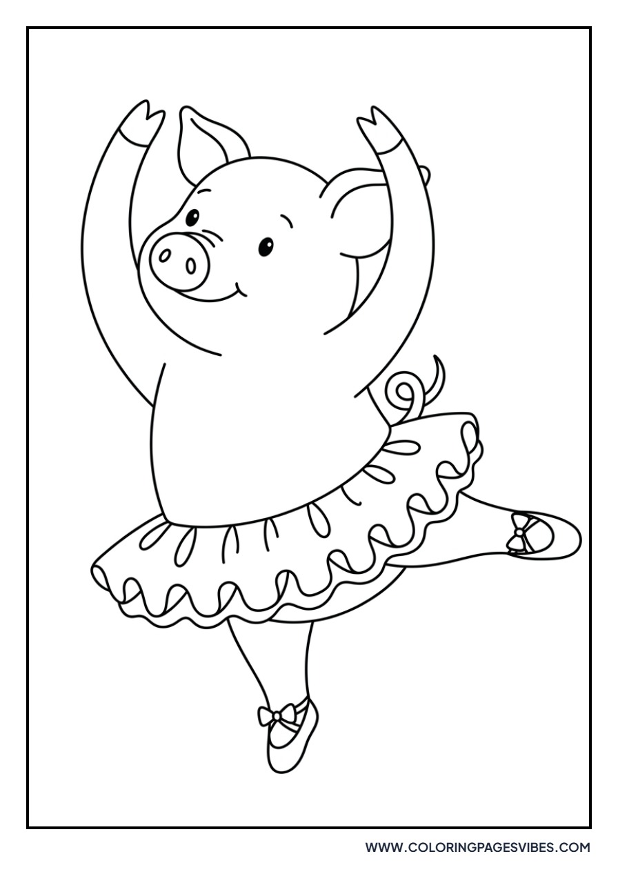 Ballet Dancer Piglet