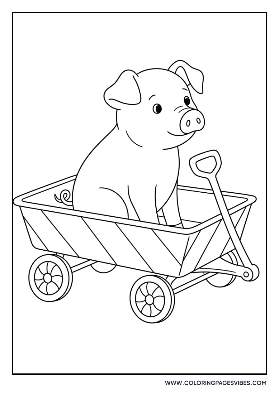 Gardener Pig with Watering Can