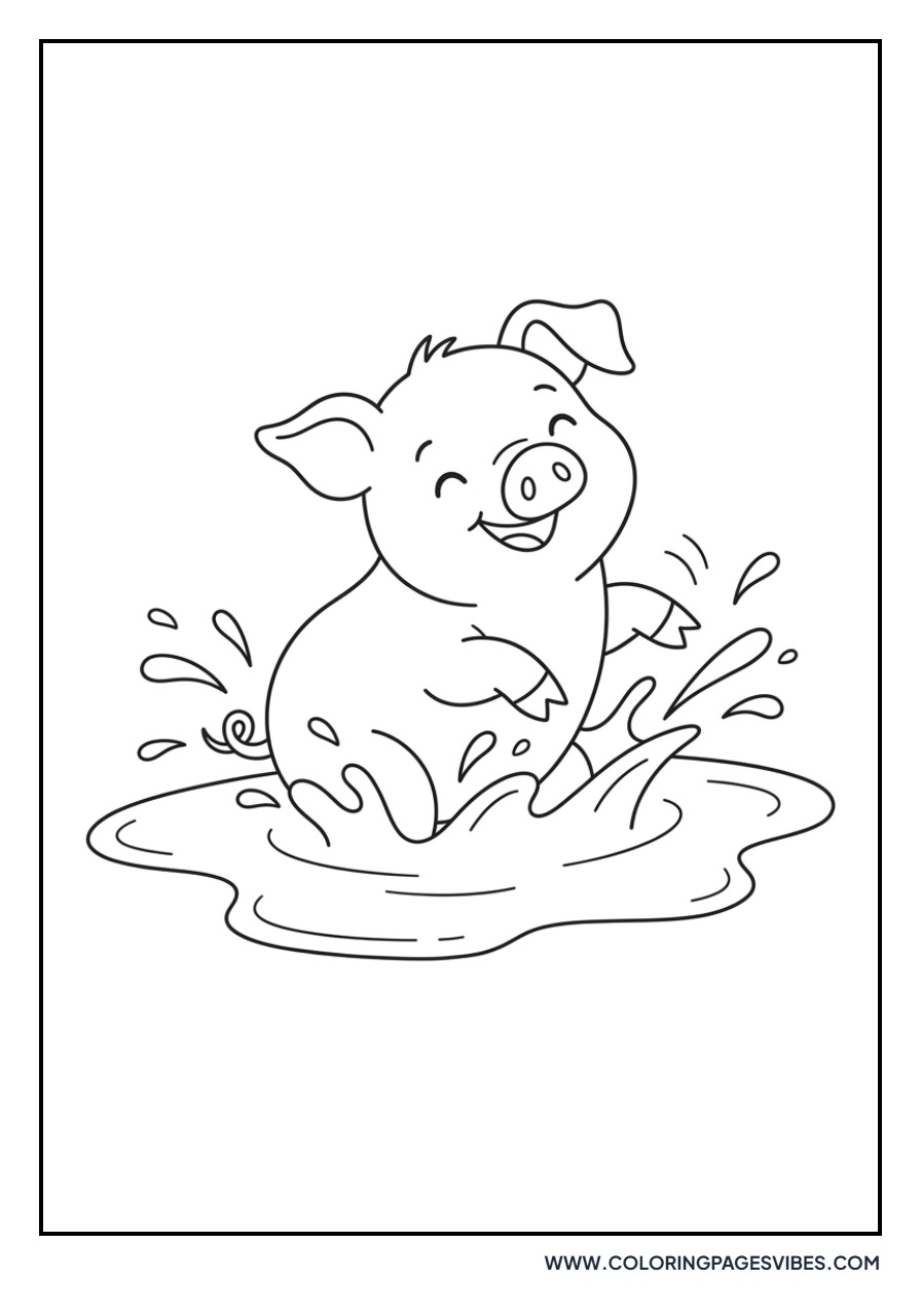 Pig in a Mud Puddle