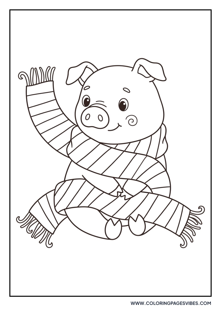 Pig Playing with a Ball