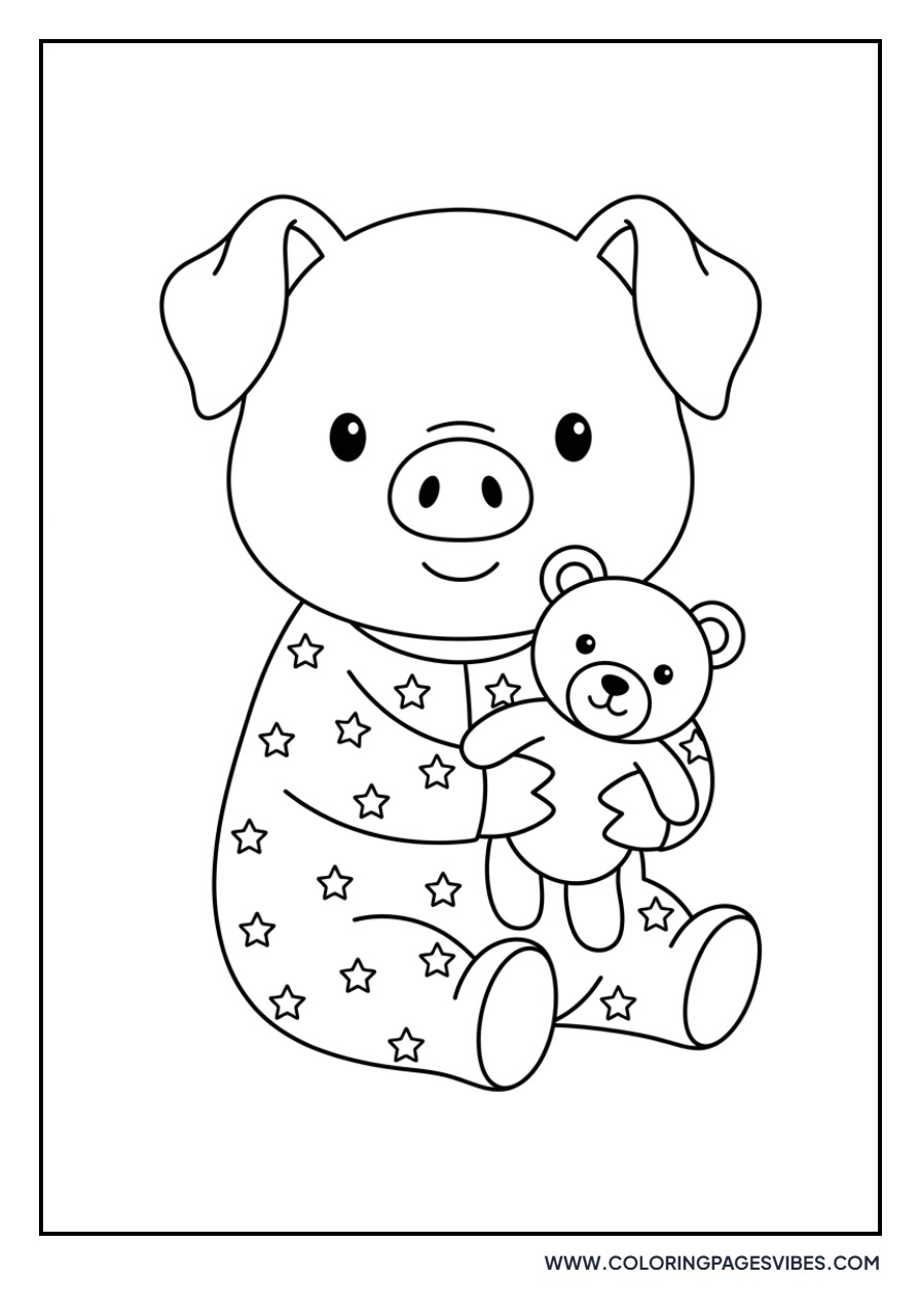 Pig Riding a Bicycle