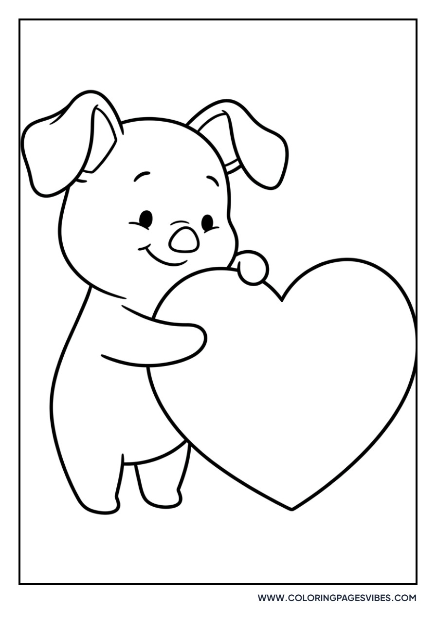 Pig Sleeping in the Hay