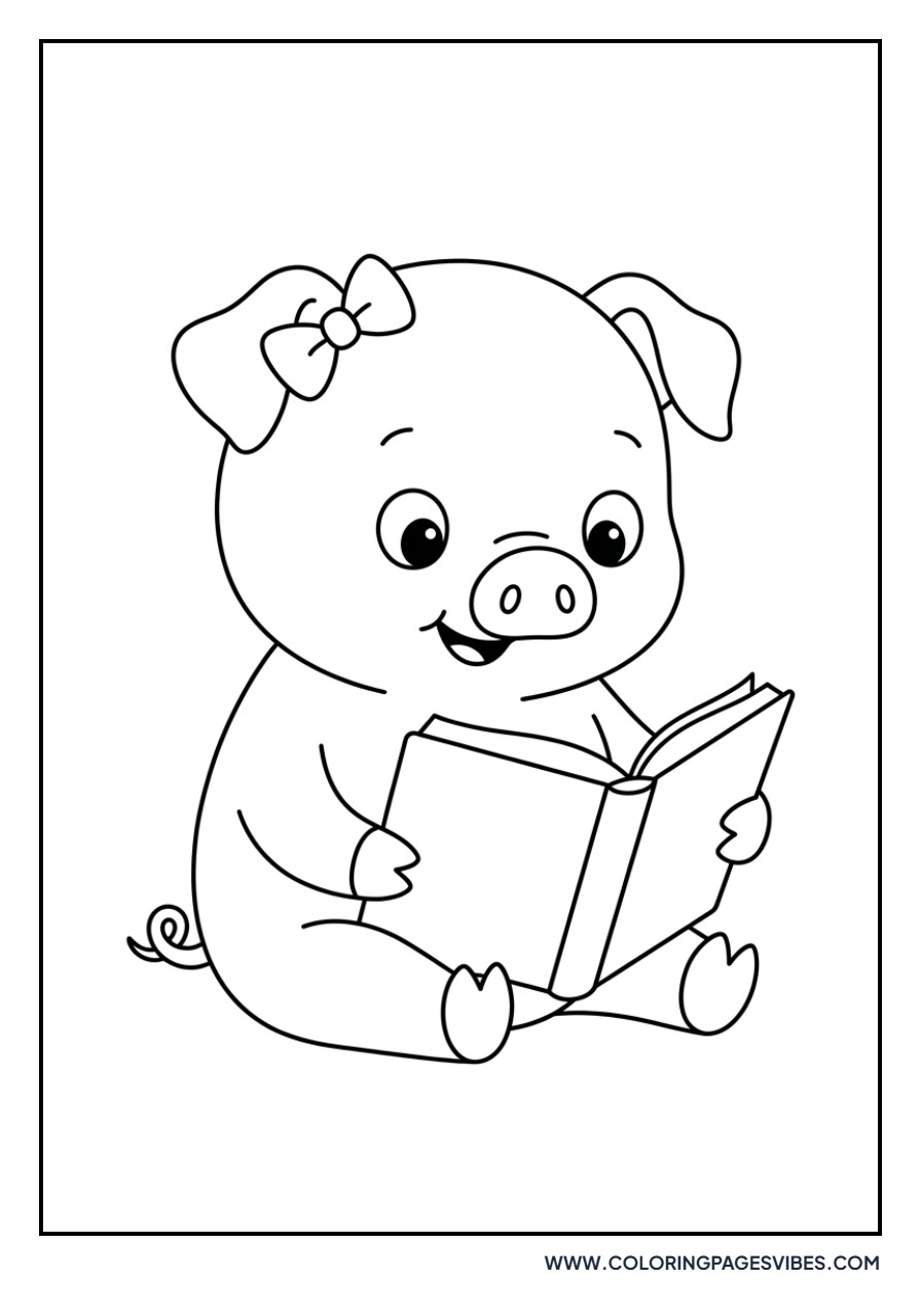 Piglet at the Beach