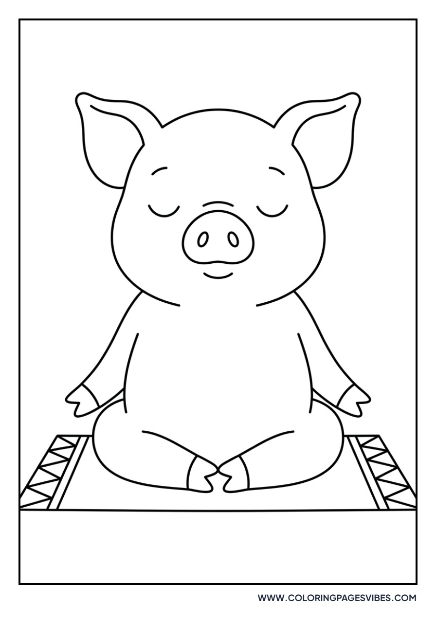 Piglet on a Sled