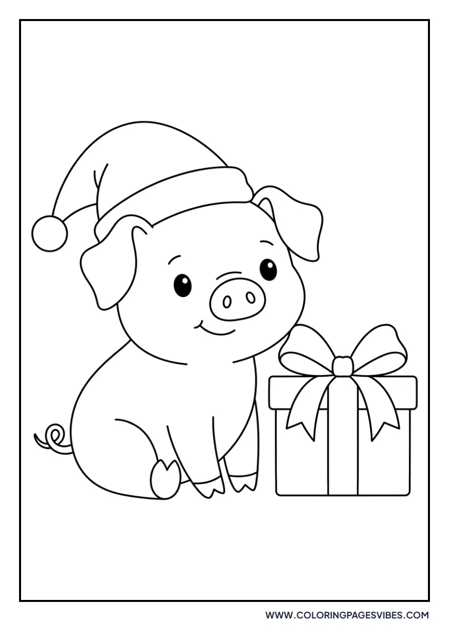 Piglet Wearing Pajamas