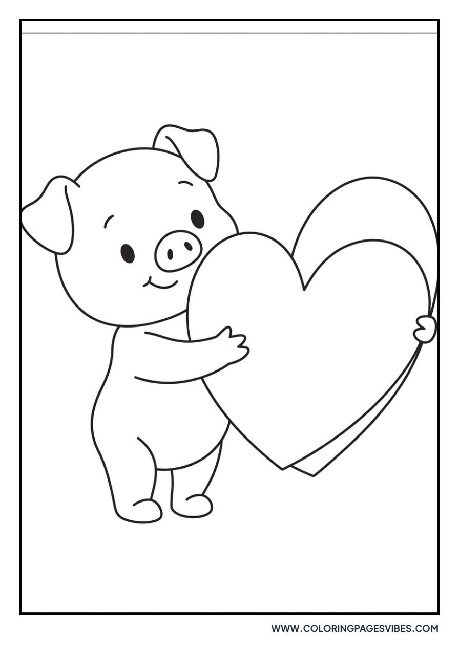 Piglet with Big Heart