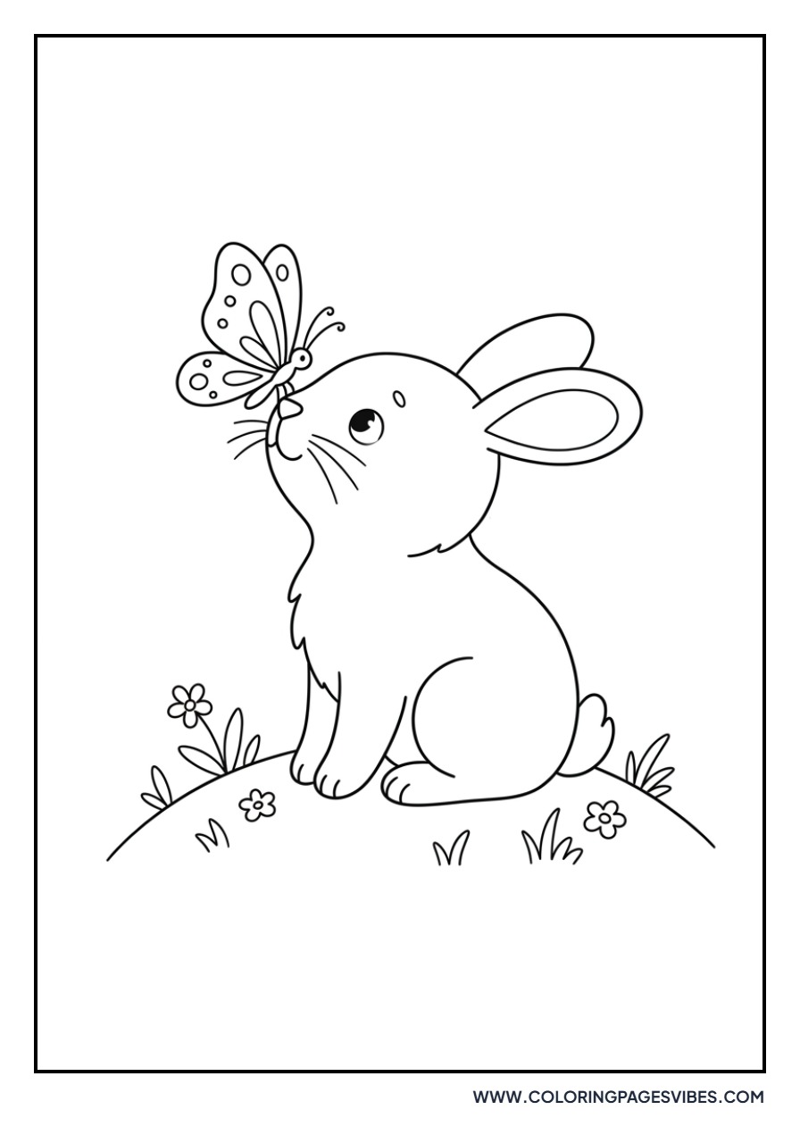 Bunny and Butterfly Friend