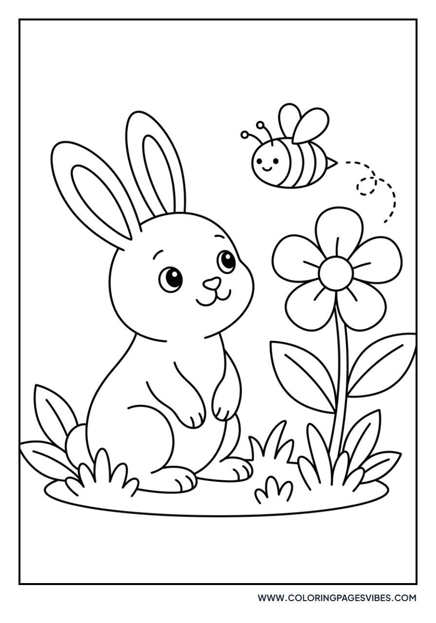Rabbit and a Bee