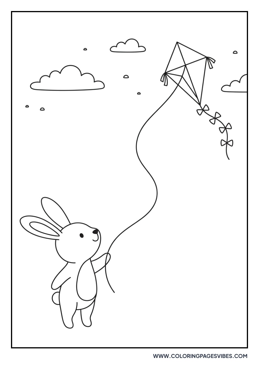 Rabbit and a Kite