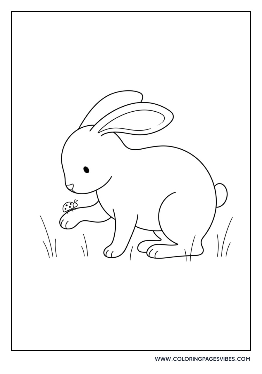 Rabbit and Ladybug Friendship