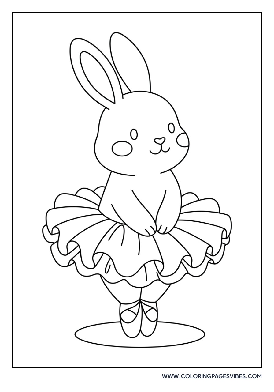 Rabbit in a Tutu Dancing