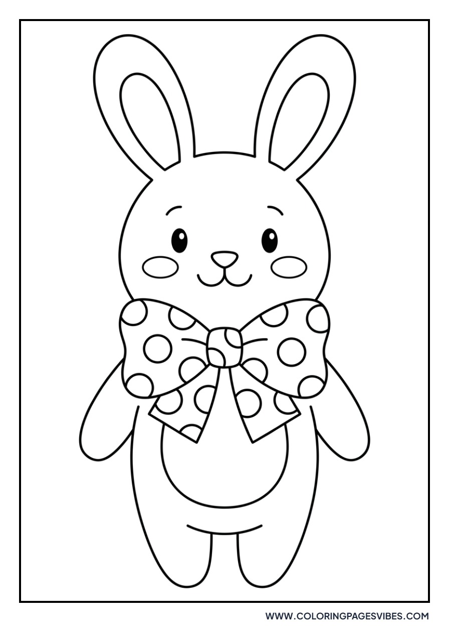 Rabbit Wearing a Bow Tie