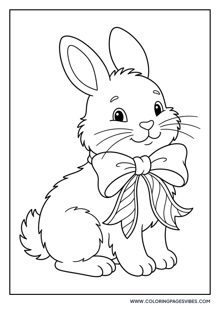 Rabbit with a Large Bow