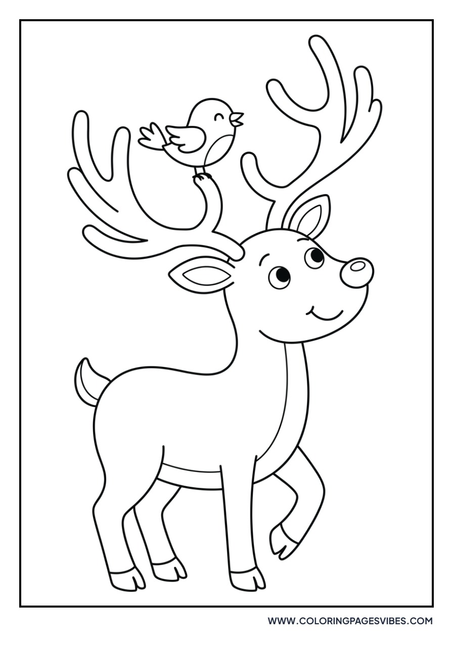 Reindeer and Little Bird