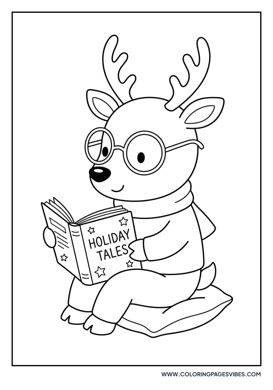 Reindeer Wearing Glasses