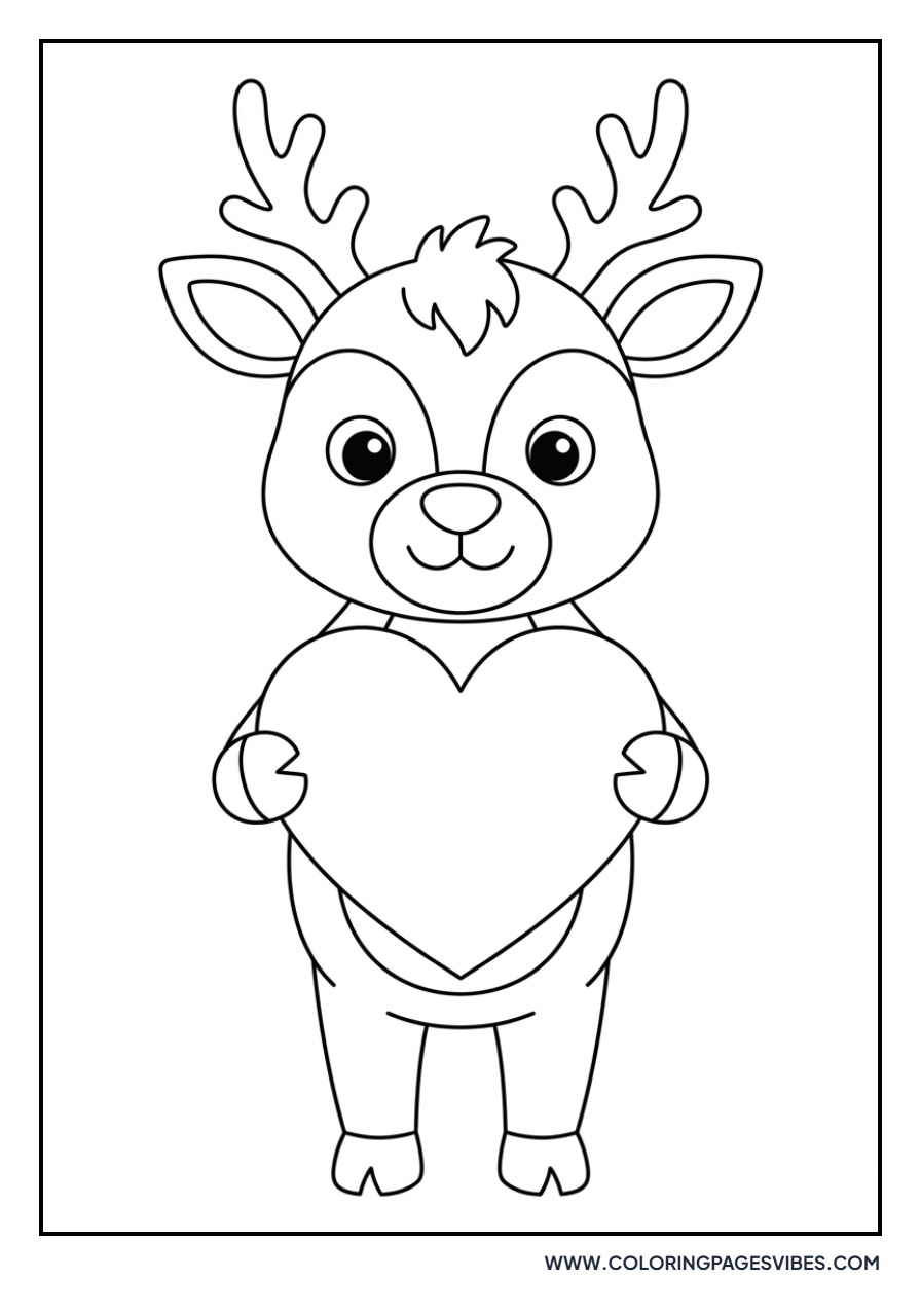 Reindeer with a Big Heart