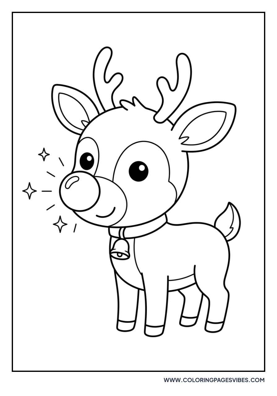 Rudolph with Glowing Nose