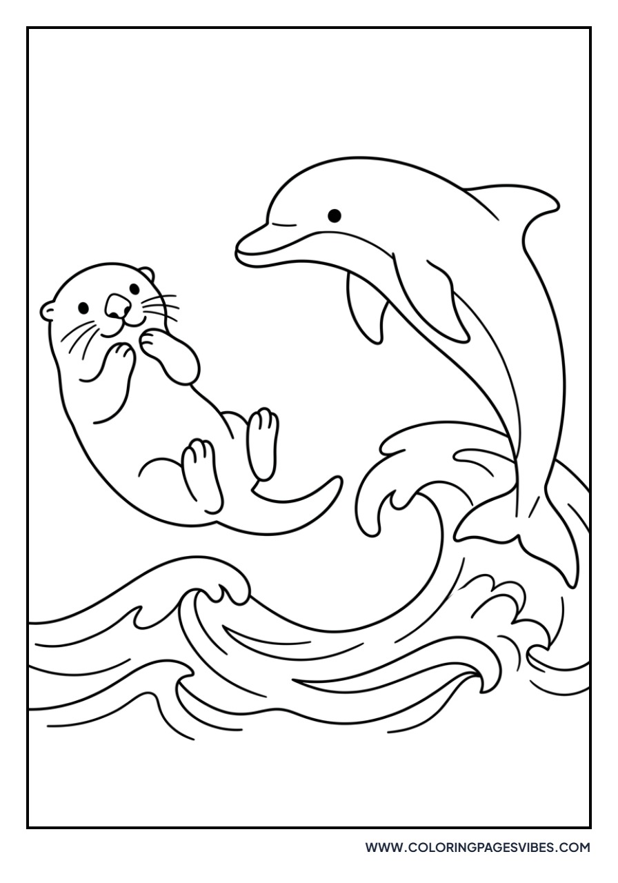Otter and Dolphin