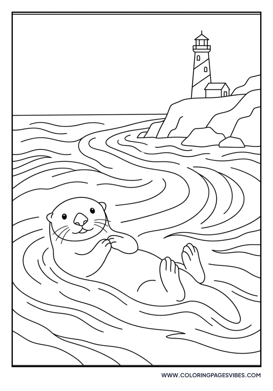 Otter and Lighthouse