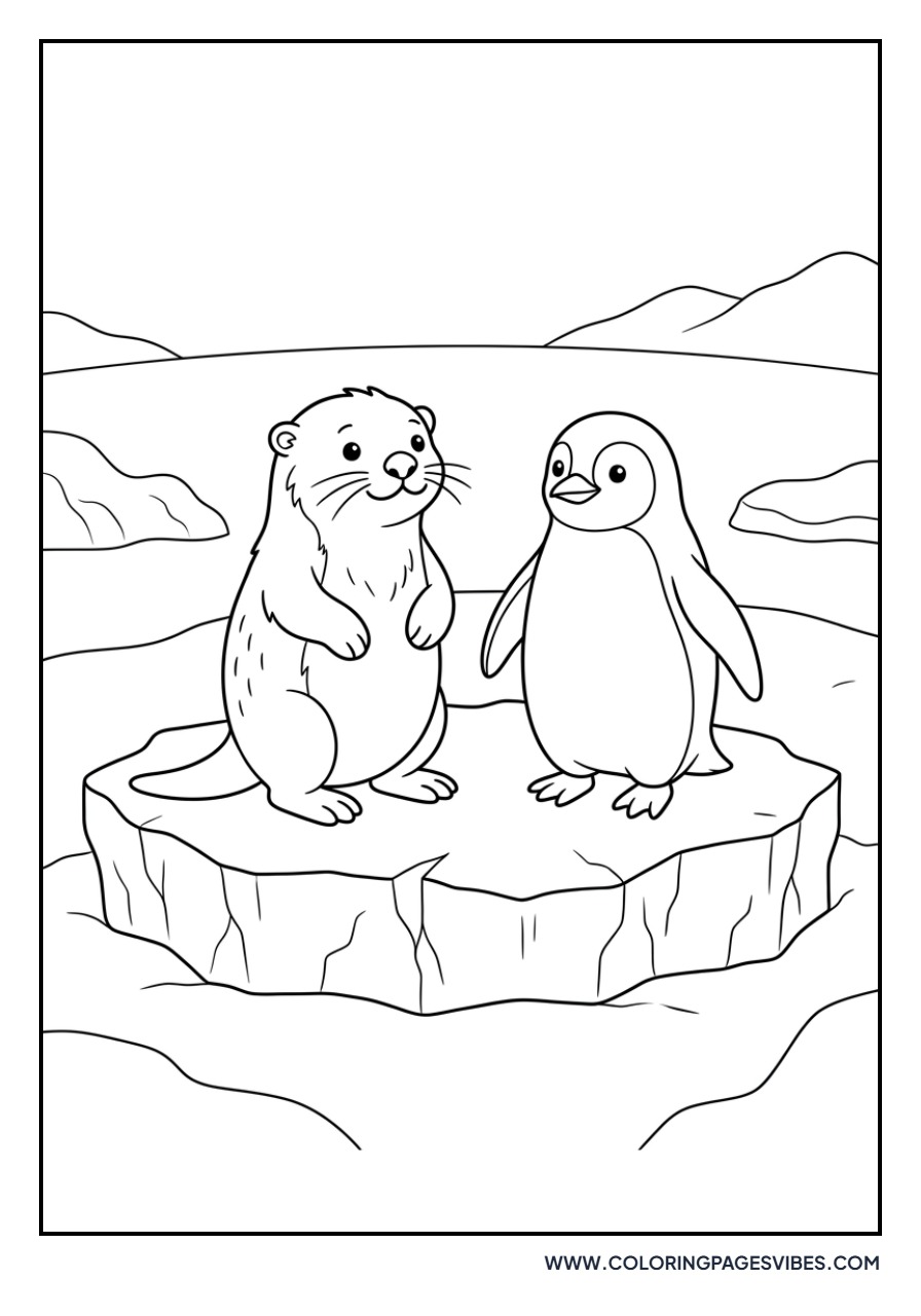 Otter and Penguin