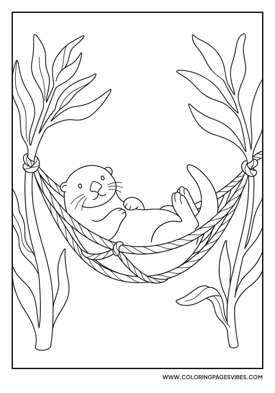 Otter in a Hammock