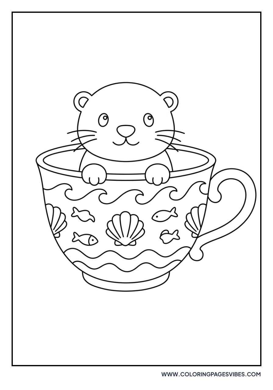 Otter in a Teacup