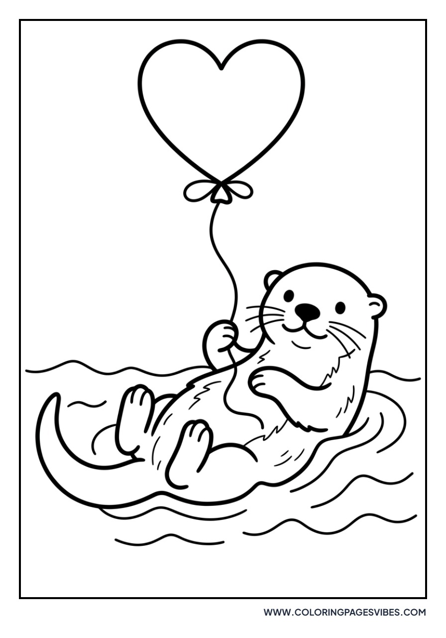 Otter with a Balloon